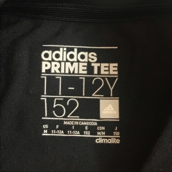 Adidas Prime Tee Youth Size Medium Olympic Games Team Canada Stretch Sport Shirt - Picture 15 of 17